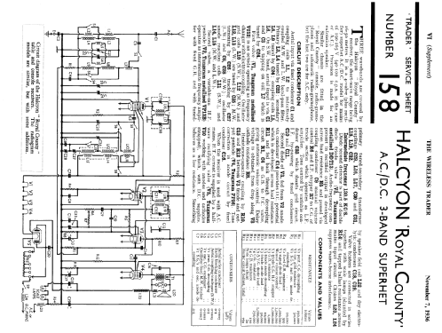 Royal County Auto Radiogram ; Halcyon Wireless; (ID = 1033113) Radio