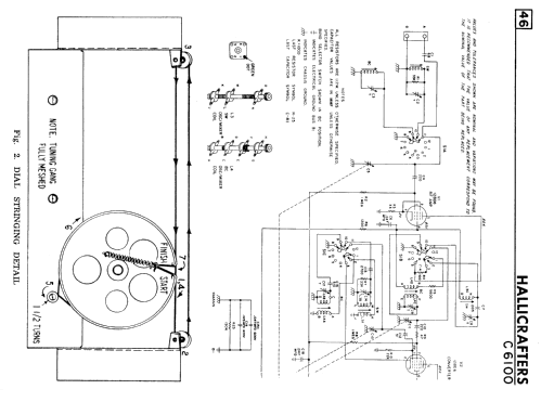 C6100 ; Hallicrafters Canada (ID = 2261722) Radio