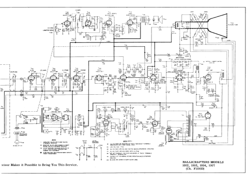 1002 Ch= F1100D; Hallicrafters, The; (ID = 3034692) Television