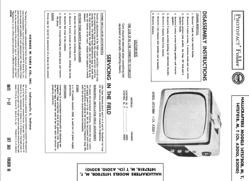 14TS780B Ch= A2010; Hallicrafters, The; (ID = 2400745) Television