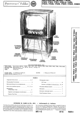 17814; Hallicrafters, The; (ID = 3006940) Television