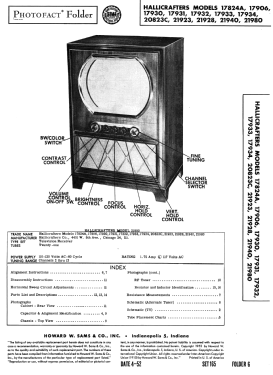 17824A; Hallicrafters, The; (ID = 3043498) Television