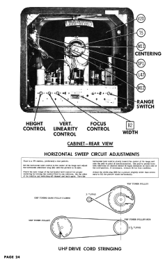 17K110B Ch= C1300D; Hallicrafters, The; (ID = 2718448) Television