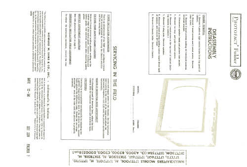 17TT760T Ch= A2005 Run1; Hallicrafters, The; (ID = 2014991) Television