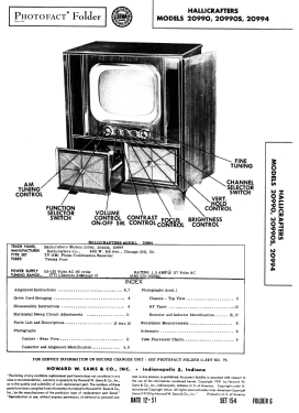 20-990 ; Hallicrafters, The; (ID = 3002901) TV Radio