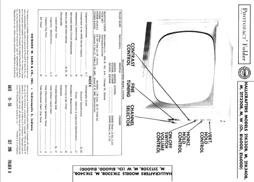 21K340M Ch= E1600D Runs1,1A,2,2A; Hallicrafters, The; (ID = 2673335) Television