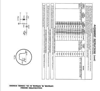 24TS611B Ch= D2001D; Hallicrafters, The; (ID = 2307964) Television