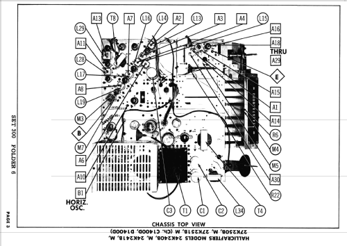 27K250B Ch= D1400D; Hallicrafters, The; (ID = 2682182) Television