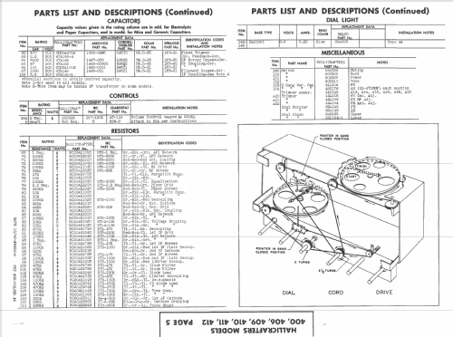 410; Hallicrafters, The; (ID = 1450636) Radio