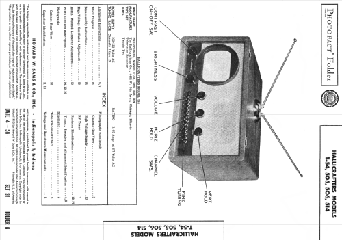 514; Hallicrafters, The; (ID = 1776963) Television