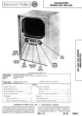 810C; Hallicrafters, The; (ID = 2933345) Television