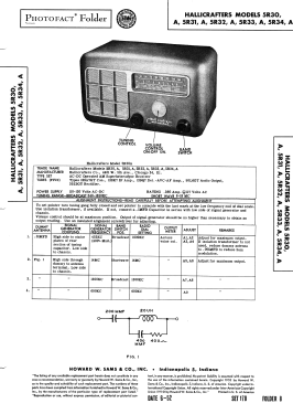 Continental 5R30A ; Hallicrafters, The; (ID = 3057770) Radio