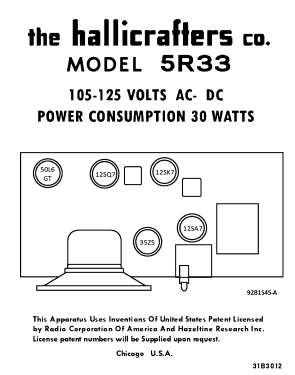 CONTINENTAL 5R33; Hallicrafters, The; (ID = 3072480) Radio