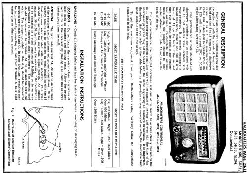 CONTINENTAL 5R34; Hallicrafters, The; (ID = 142753) Radio