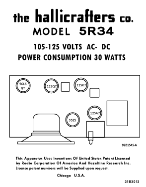 CONTINENTAL 5R34; Hallicrafters, The; (ID = 3072482) Radio