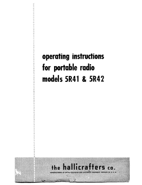 Continental 5R41; Hallicrafters, The; (ID = 2943640) Radio