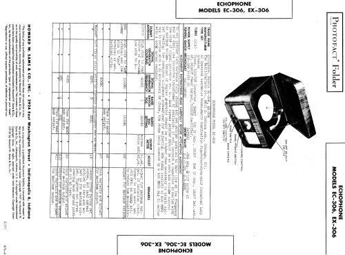 Echophone EC-306; Hallicrafters, The; (ID = 627729) Radio