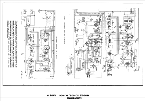 Echophone EC-404; Hallicrafters, The; (ID = 862127) Radio