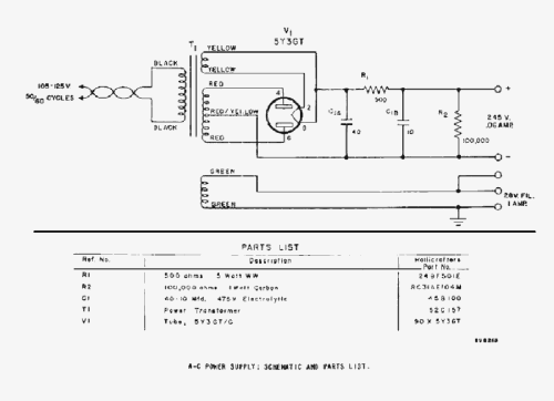 EP-298 ; Hallicrafters, The; (ID = 2655472) Power-S