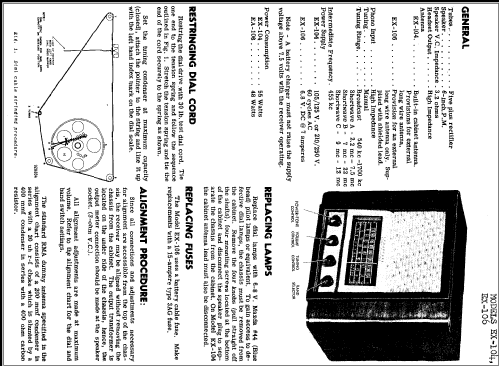 EX-106; Hallicrafters, The; (ID = 265639) Radio