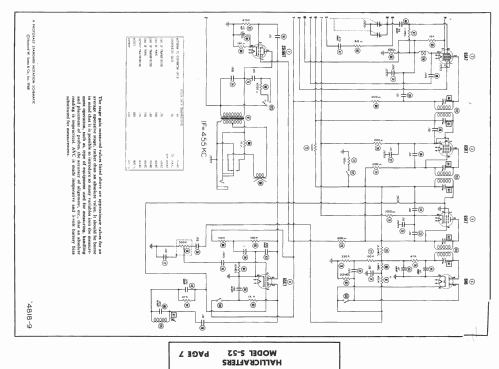 S-52; Hallicrafters, The; (ID = 1417163) Amateur-R