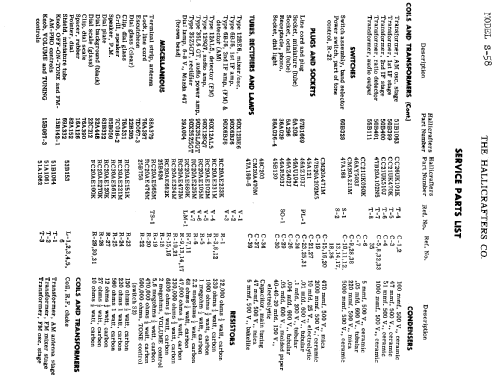 S-58; Hallicrafters, The; (ID = 288606) Radio