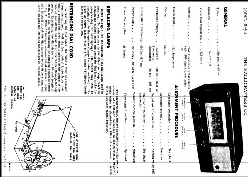 S-58; Hallicrafters, The; (ID = 288607) Radio