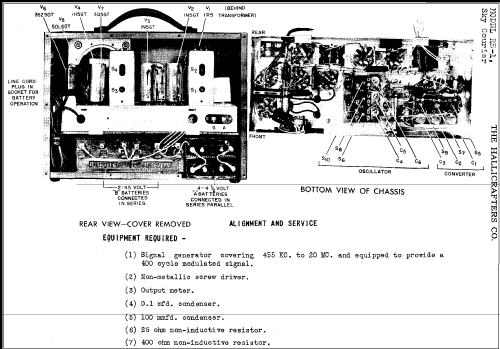 'Sky Courier ' RE-1; Hallicrafters, The; (ID = 288278) Radio