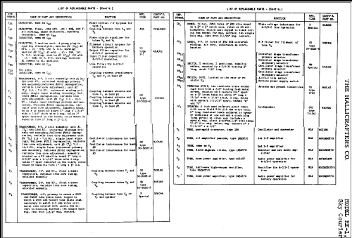 'Sky Courier ' RE-1; Hallicrafters, The; (ID = 288280) Radio