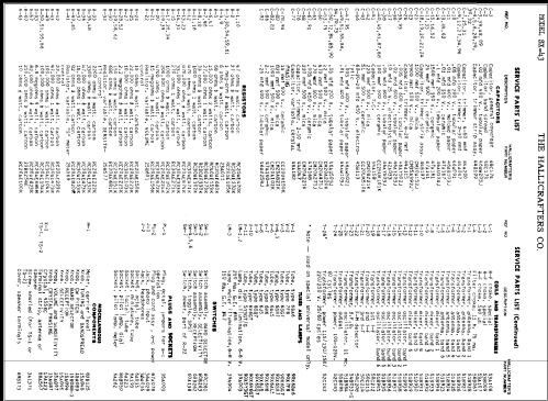 SX-43; Hallicrafters, The; (ID = 338118) Amateur-R