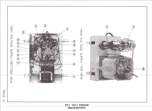 Projection TV T-60; Hallicrafters, The; (ID = 1296717) Télévision