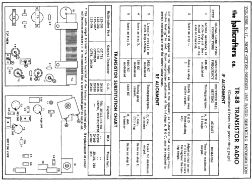 TR-88; Hallicrafters, The; (ID = 130558) Radio