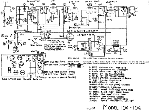 106 Bullet; Halson Radio Mfg. Co (ID = 424839) Radio