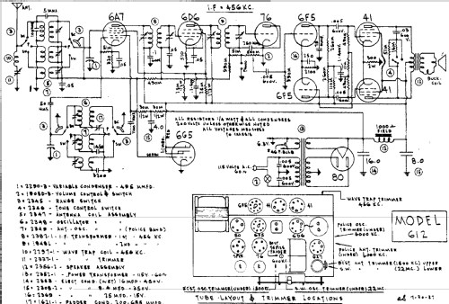 612 ; Halson Radio Mfg. Co (ID = 426145) Radio