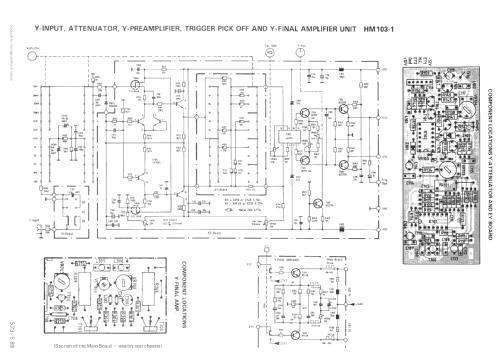 Oscilloscope HM103; HAMEG GmbH, (ID = 718555) Equipment