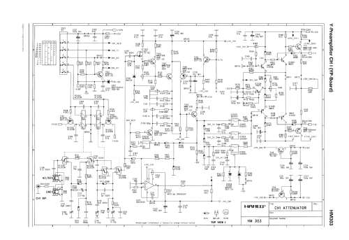 Oscilloscope HM-303; HAMEG GmbH, (ID = 822232) Equipment