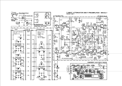 Oscilloscope HM512-7 - Y01; HAMEG GmbH, (ID = 2603503) Equipment