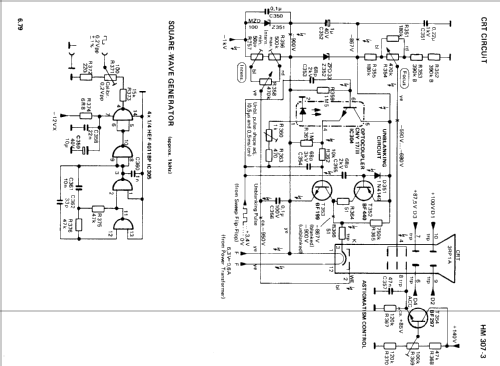 Oscilloscope HM307-3; HAMEG GmbH, (ID = 1305648) Equipment