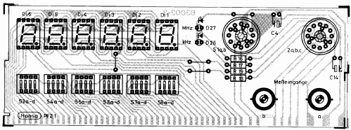 Frequenzzähler PFZ1; Hansa; Wilhelmshaven (ID = 486854) Equipment