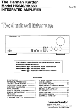 HK660 ; Harman Kardon; New (ID = 2862572) Ampl/Mixer