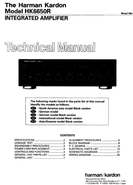 HK6650R ; Harman Kardon; New (ID = 2860798) Ampl/Mixer