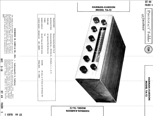 TA-12 ; Harman Kardon; New (ID = 779013) Radio