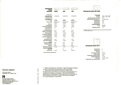 Twin Powered 430; Harman Kardon; New (ID = 2078738) Radio