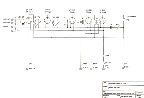 Five ; Harringtons Ltd; (ID = 1427247) Radio