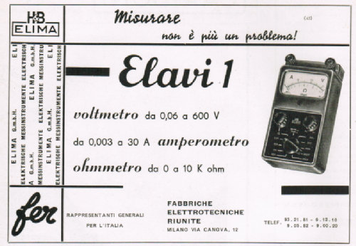 Elavi 1 ; Hartmann & Braun AG; (ID = 2664358) Equipment