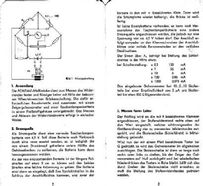 Pontavi - Wheatstone ; Hartmann & Braun AG; (ID = 210810) Equipment