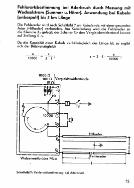 Walzen Schleifdrahtmeßbrücke MLw M16-1; Hartmann & Braun AG; (ID = 3004170) Equipment