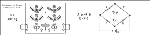 Widerstands-Messgerät 407eg; Hartmann & Braun AG; (ID = 252064) Equipment