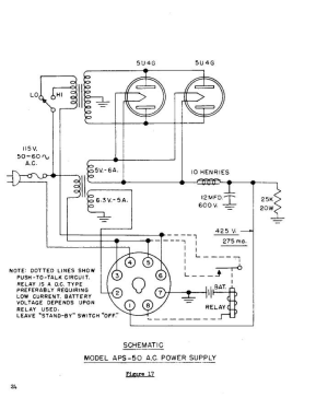 AC Power Pack APS-50; Harvey Radio Labs., (ID = 3051056) Power-S