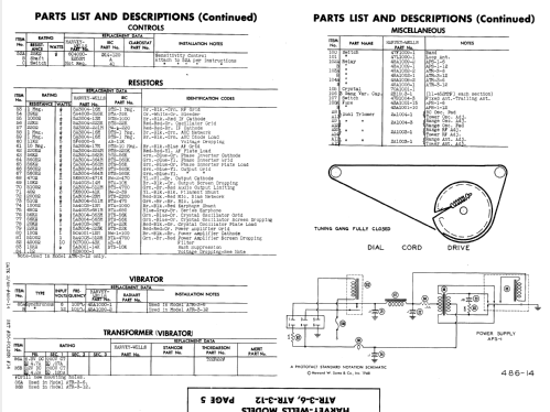 ATR-3-6 ; Harvey Radio Labs., (ID = 959021) Commercial TRX